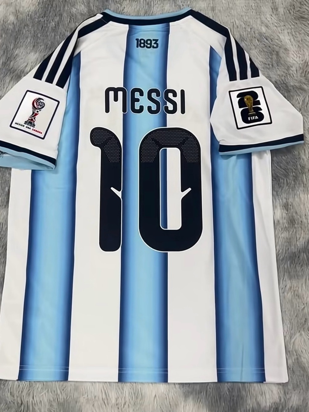 Blue White #10 2026 World Cup Soccer Fan Jersey Men’s M - Picture 2 of 2